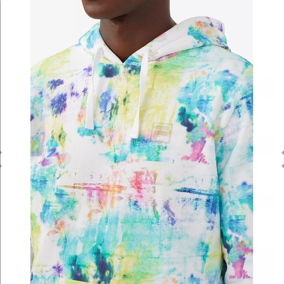 FILA Tie Breaker Tie Dye Pullover Hoodie Size XL - Picture 6 of 12